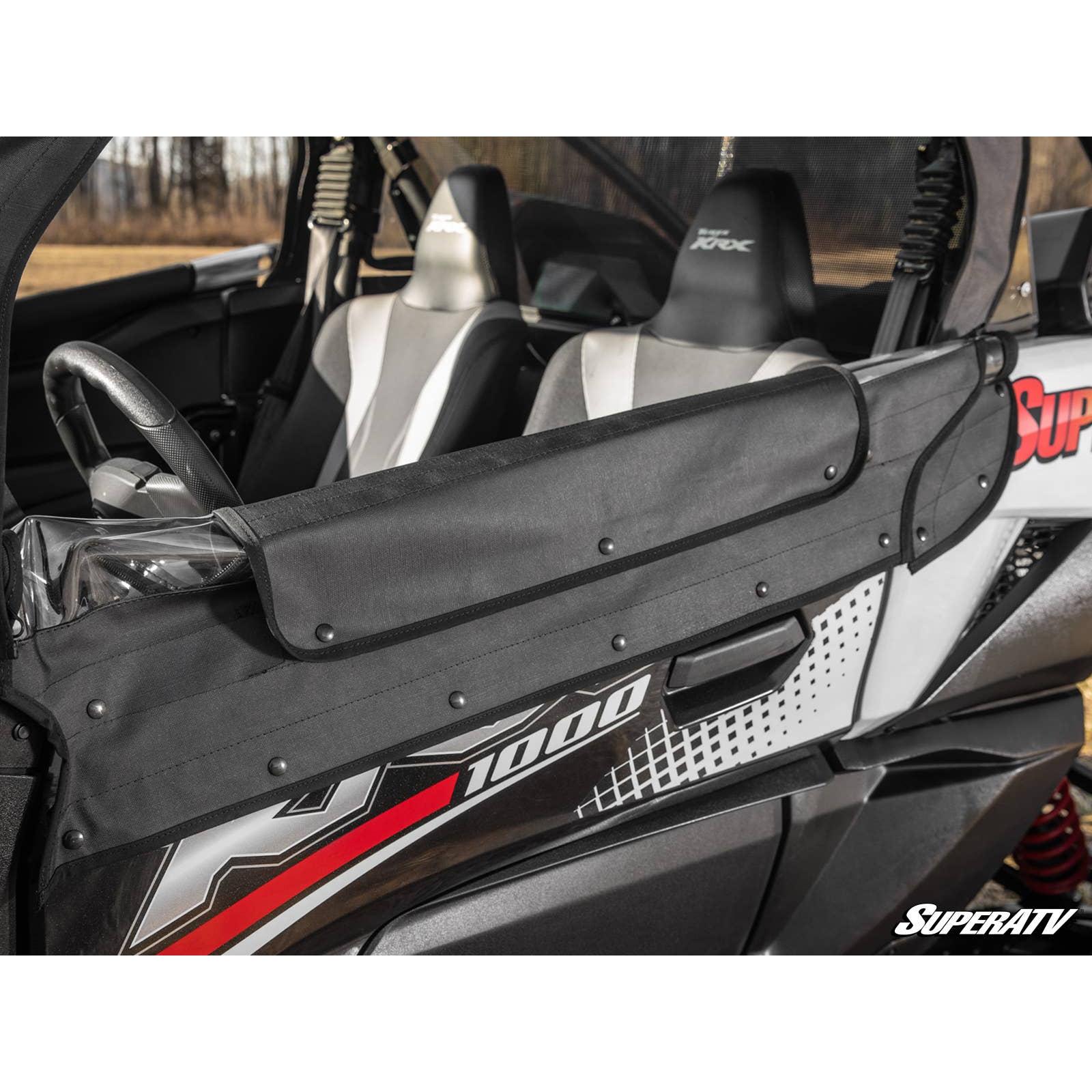 Photo of Kawasaki KRX Primal Soft Cab Enclosure Upper Doors by SuperATV - Premium Cab Enclosures for UTVs / Side by Sides