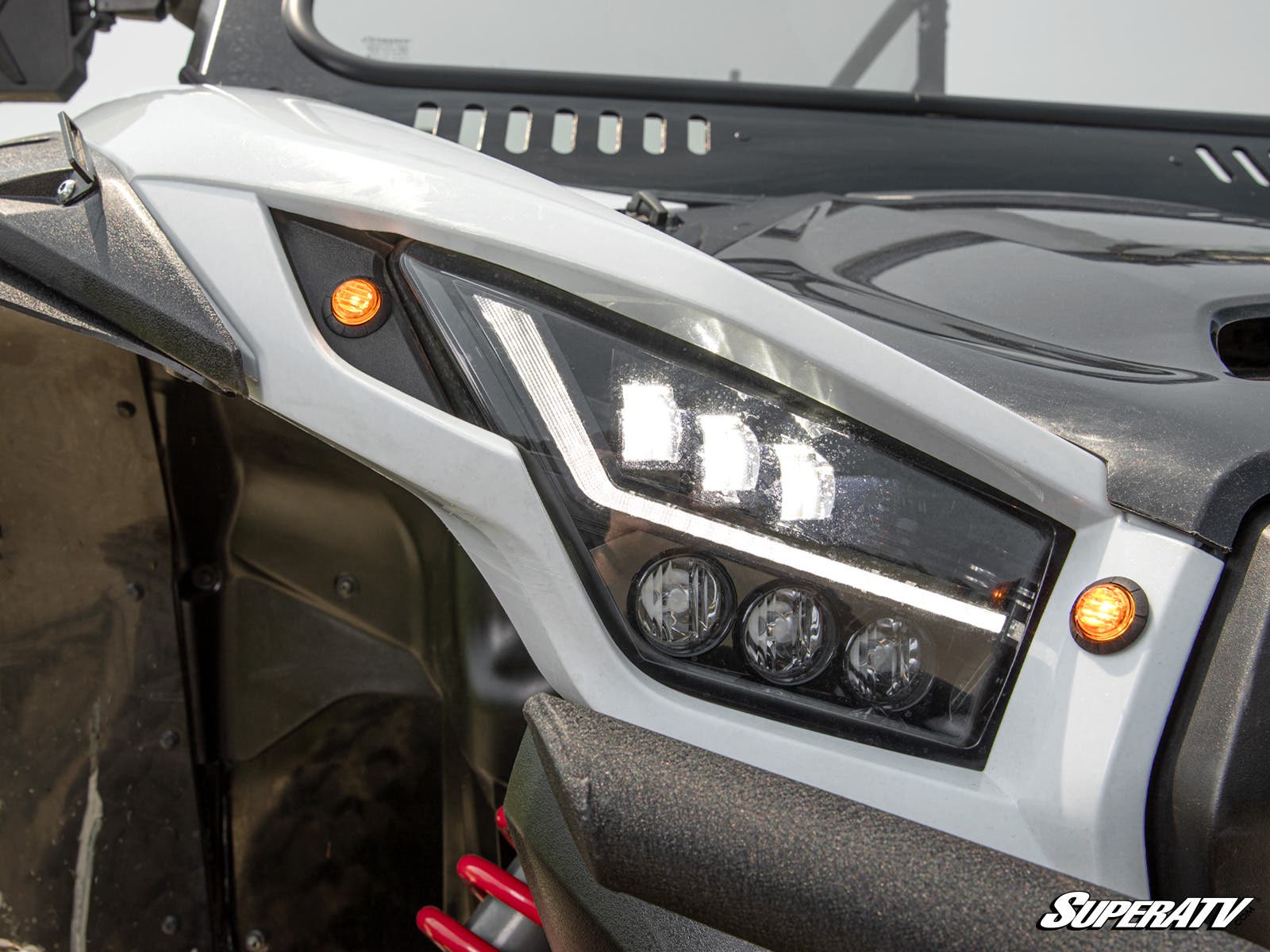 Photo of SuperATV Kawasaki Teryx KRX 1000 Deluxe Plug & Play Turn Signal Kit by SuperATV - Premium Street Legal Kits for UTVs / Side by Sides