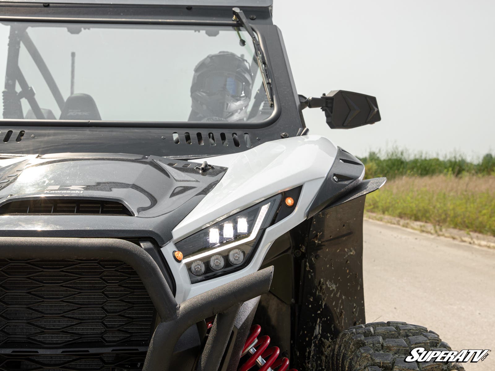 Photo of SuperATV Kawasaki Teryx KRX 1000 Deluxe Plug & Play Turn Signal Kit by SuperATV - Premium Street Legal Kits for UTVs / Side by Sides