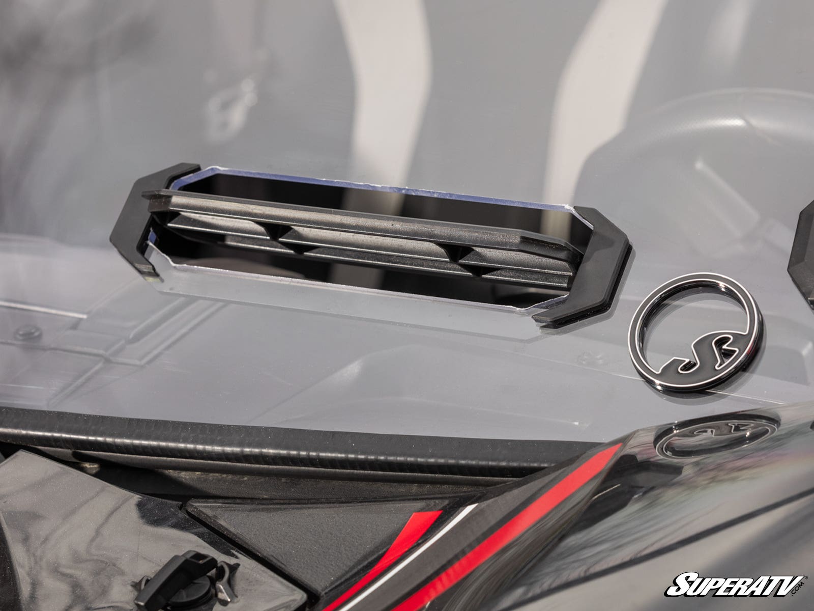 Photo of SuperATV Kawasaki Teryx KRX 1000 Scratch Resistant Vented Full Windshield by SuperATV - Premium Windshields for UTVs / Side by Sides
