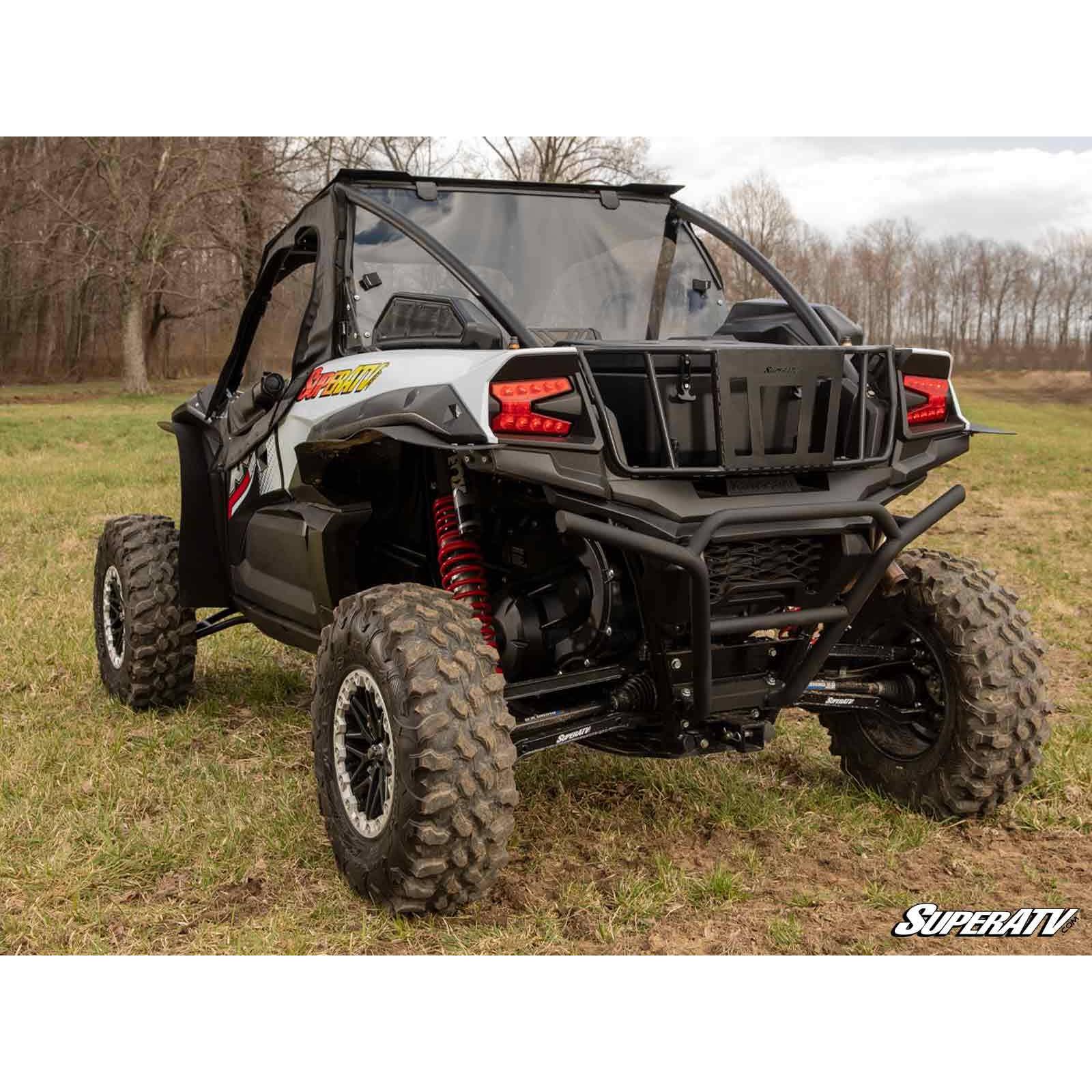 Photo of Kawasaki KRX Rear Vented Windshield by SuperATV - Premium Windshields for UTVs / Side by Sides