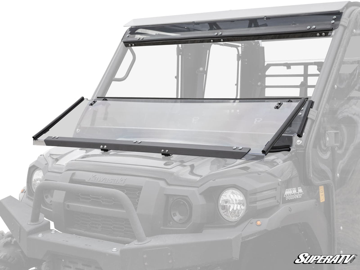 Photo of SuperATV Kawasaki Mule Pro 3-in-1 Windshield by SuperATV - Premium Windshields for UTVs / Side by Sides