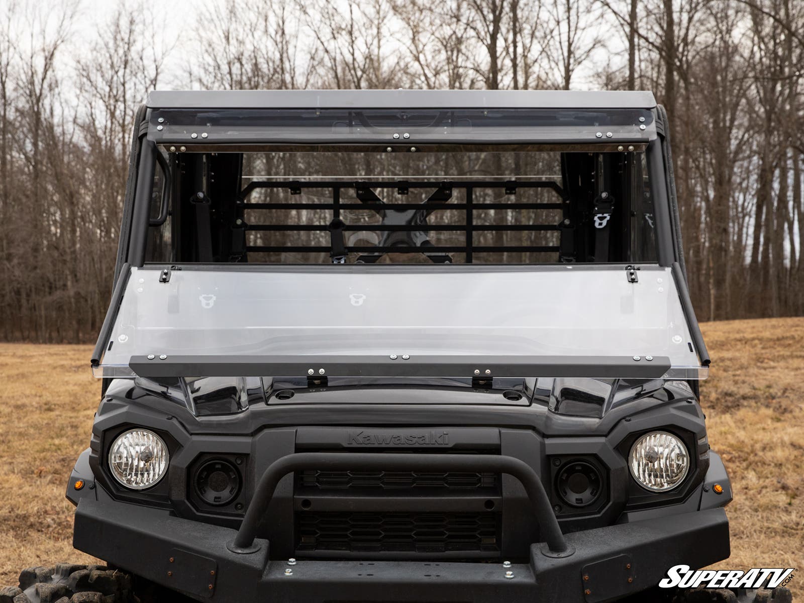 Photo of SuperATV Kawasaki Mule Pro 3-in-1 Windshield by SuperATV - Premium Windshields for UTVs / Side by Sides