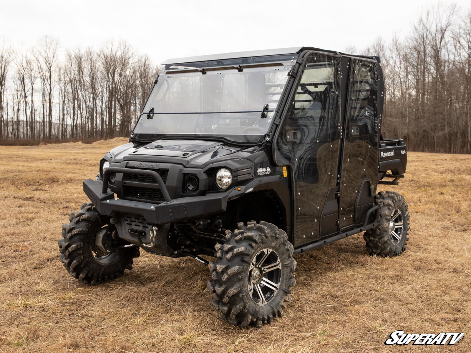 Photo of SuperATV Kawasaki Mule Pro 3-in-1 Windshield by SuperATV - Premium Windshields for UTVs / Side by Sides