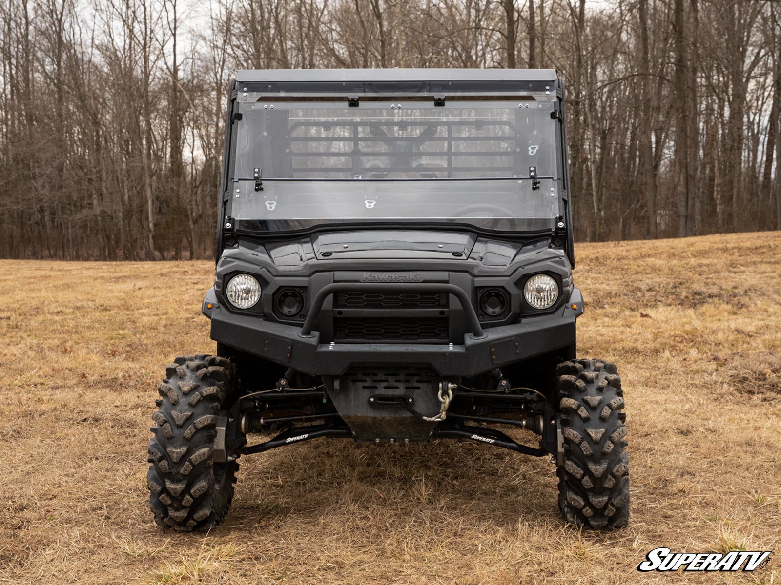 Photo of SuperATV Kawasaki Mule Pro 3-in-1 Windshield by SuperATV - Premium Windshields for UTVs / Side by Sides