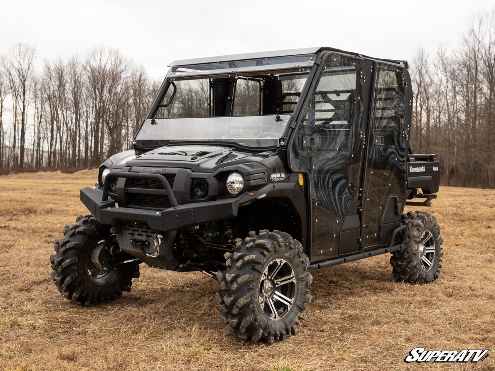 Photo of SuperATV Kawasaki Mule Pro 3-in-1 Windshield by SuperATV - Premium Windshields for UTVs / Side by Sides