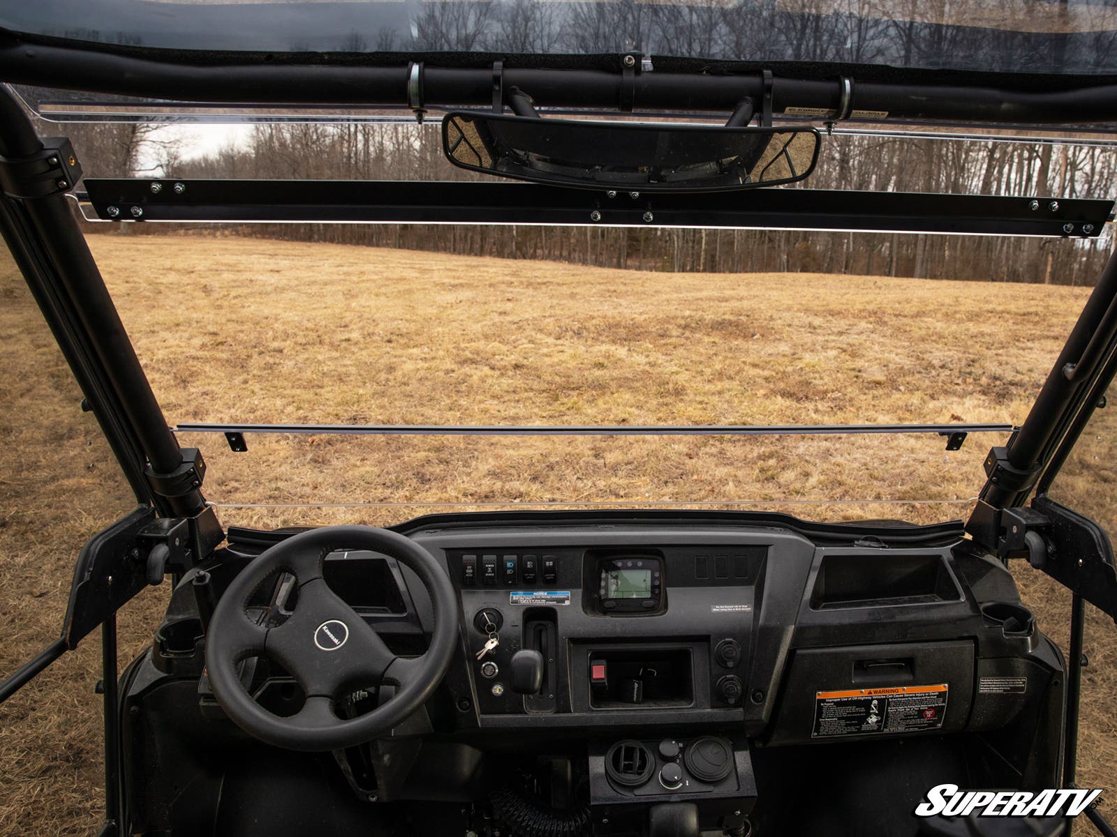 Photo of SuperATV Kawasaki Mule Pro 3-in-1 Windshield by SuperATV - Premium Windshields for UTVs / Side by Sides
