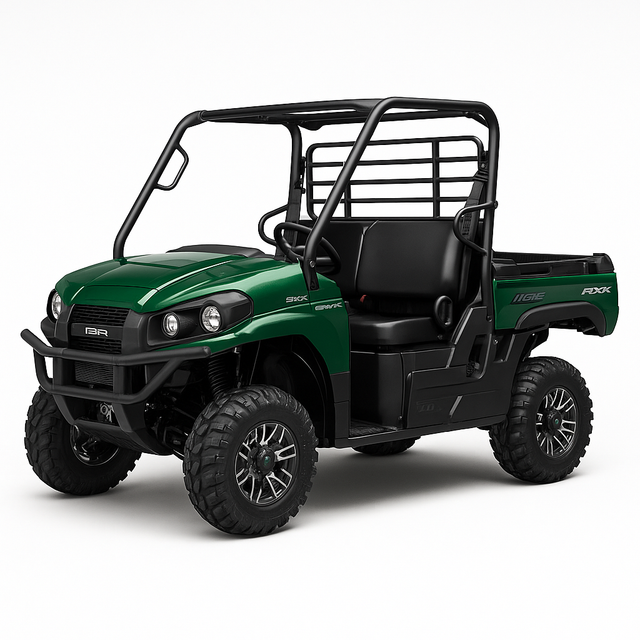 Photo of TK00343 KAWASAKI MULE FXR FULL UTV WINDSHIELD - SCRATCH RESISTANT 3/16” by TerraRider UTV Windshields & Accessories - Premium for UTVs / Side by Sides