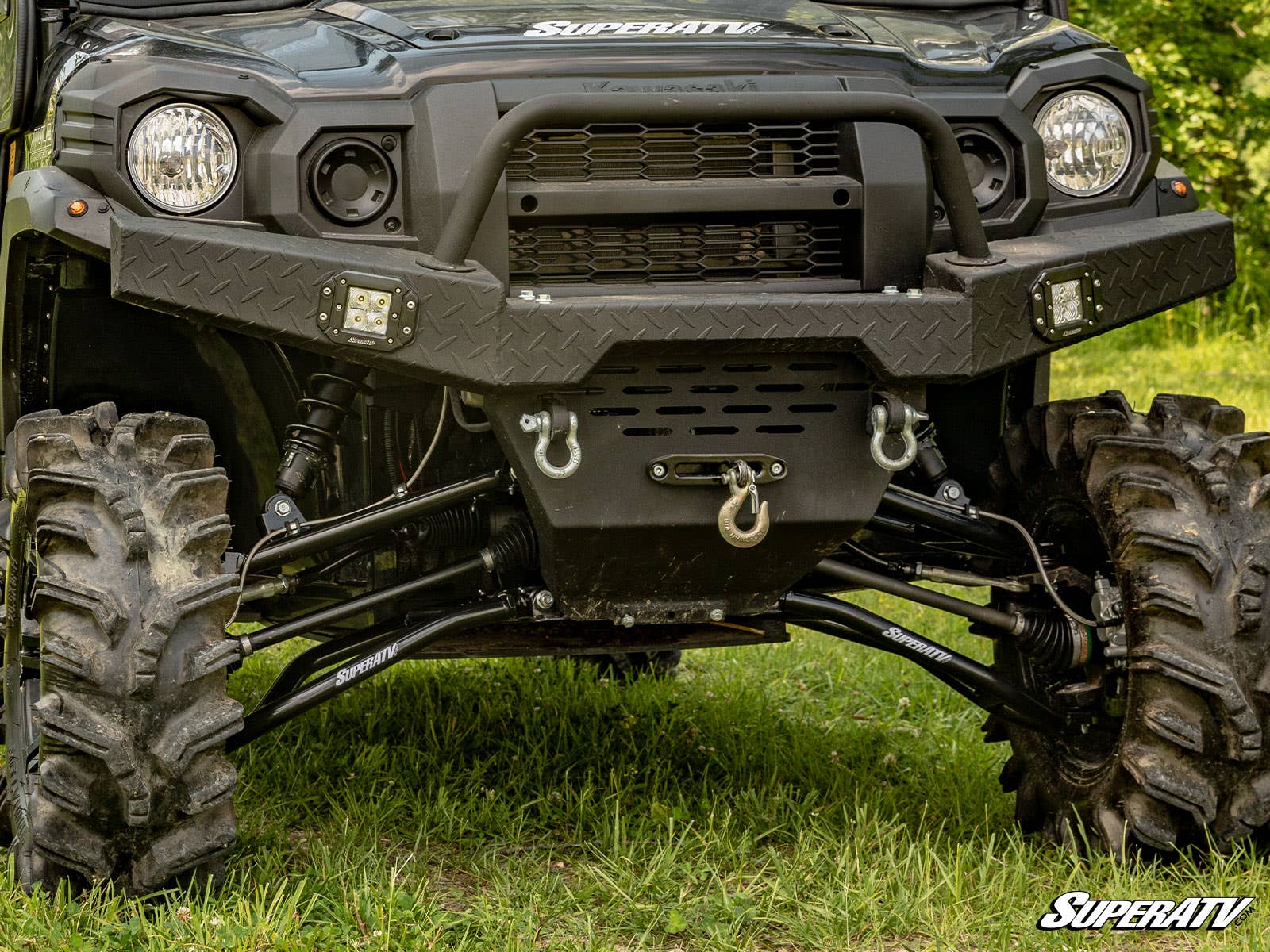 Photo of SuperATV Kawasaki Mule Pro 1000 High-Clearance 1" Forward Offset A-Arms by SuperATV - Premium A-Arms & Control Arms for UTVs / Side by Sides