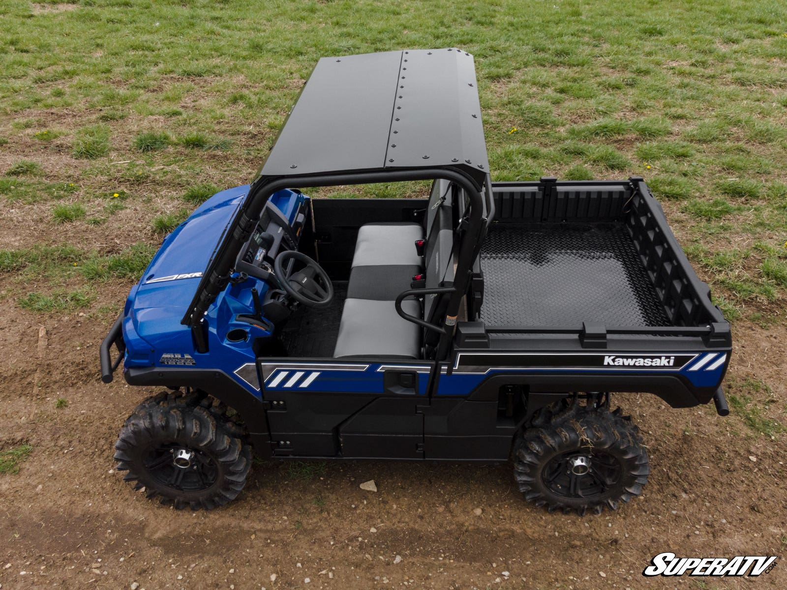 Photo of SuperATV Kawasaki Mule PRO-FXR Aluminum Roof by SuperATV - Premium Roofs for UTVs / Side by Sides