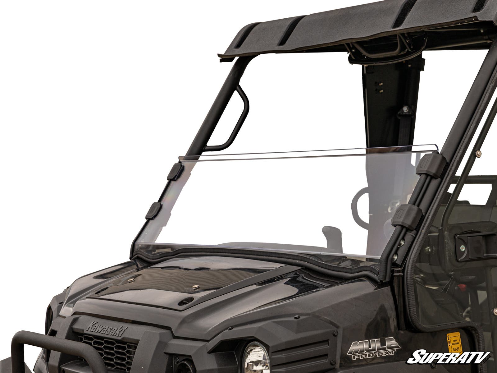 Photo of SuperATV Kawasaki Mule Pro Half Windshield by SuperATV - Premium Windshields for UTVs / Side by Sides