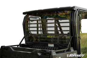 Photo of SuperATV Kawasaki Mule Pro Scratch-Resistant Rear Windshield by SuperATV - Premium Windshields for UTVs / Side by Sides