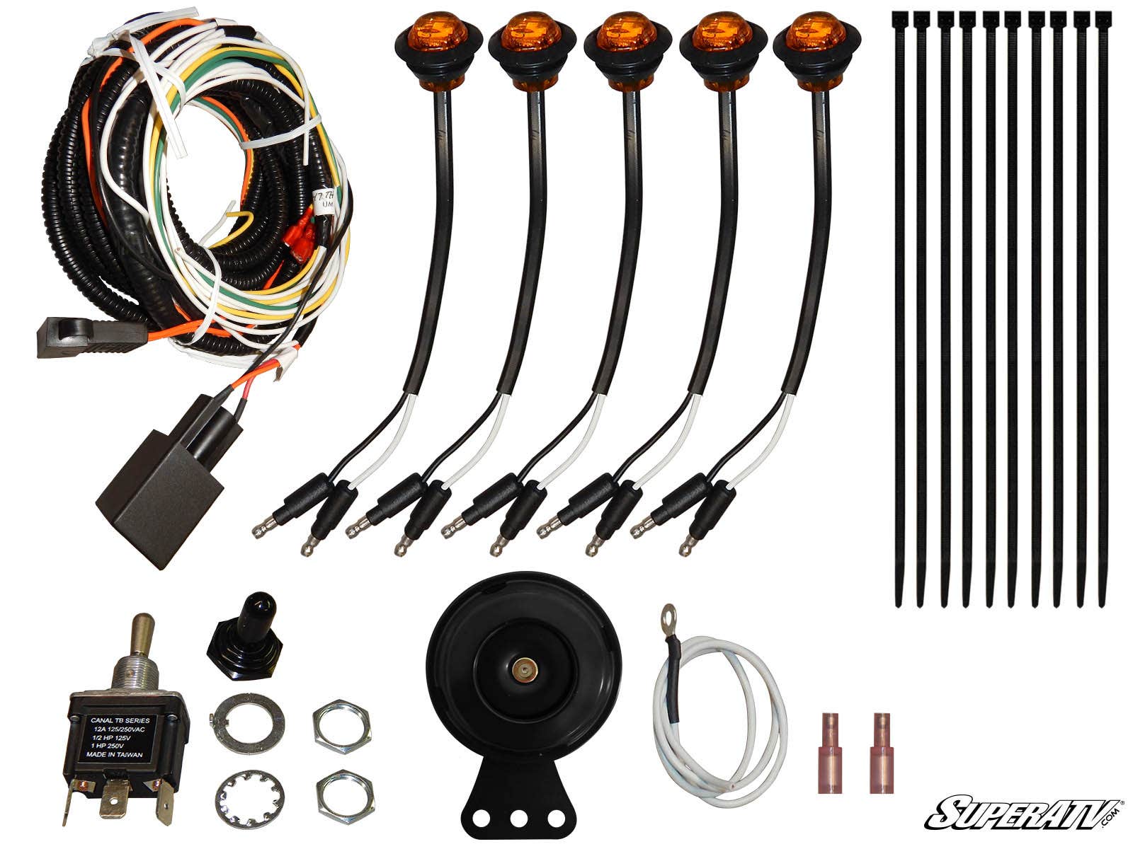 Photo of SuperATV Kawasaki Mule Pro Plug & Play Turn Signal Kit by SuperATV - Premium Street Legal Kits for UTVs / Side by Sides