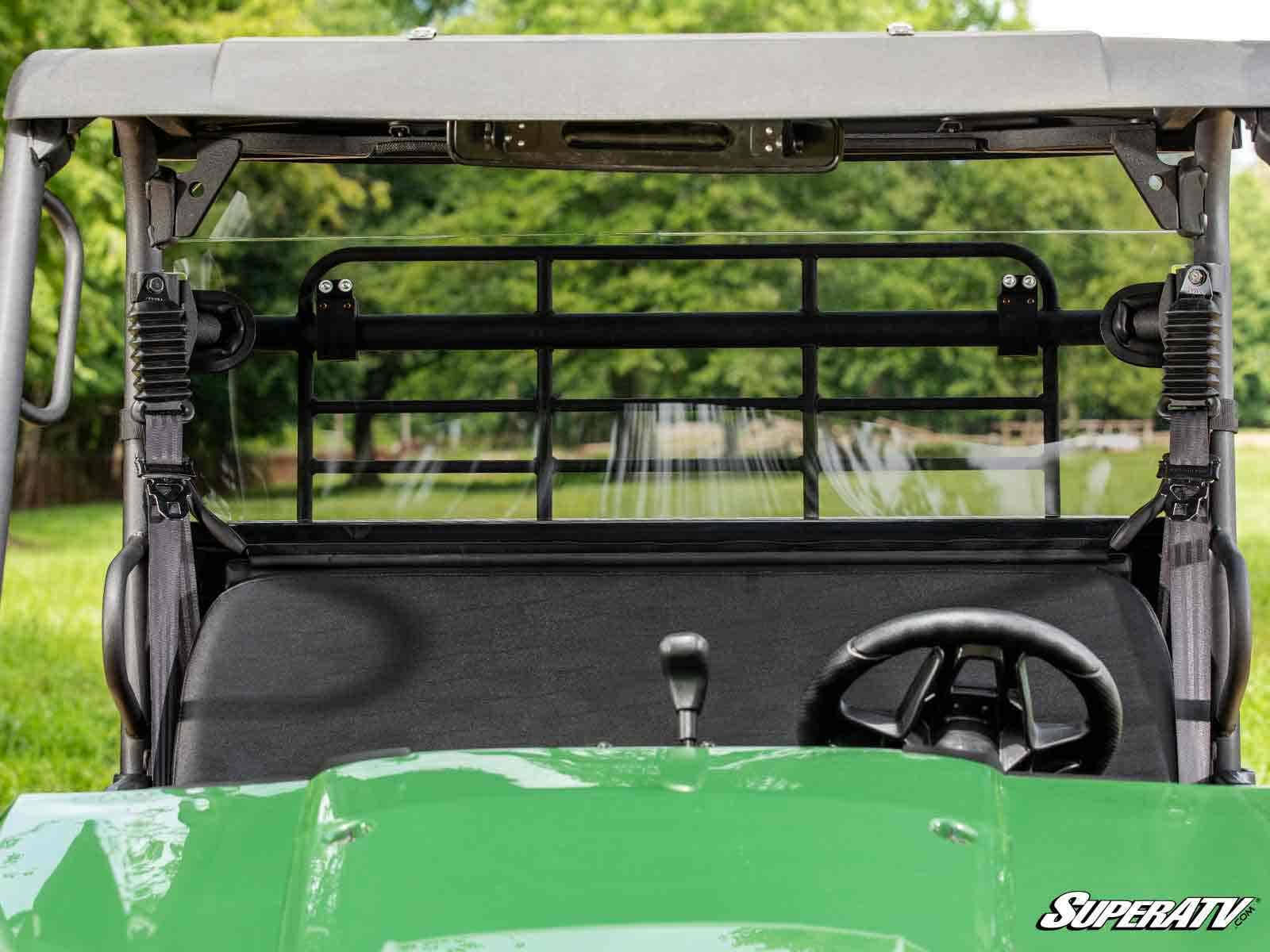 Photo of SuperATV Kawasaki Mule PRO-MX Rear Windshield by SuperATV - Premium Windshields for UTVs / Side by Sides