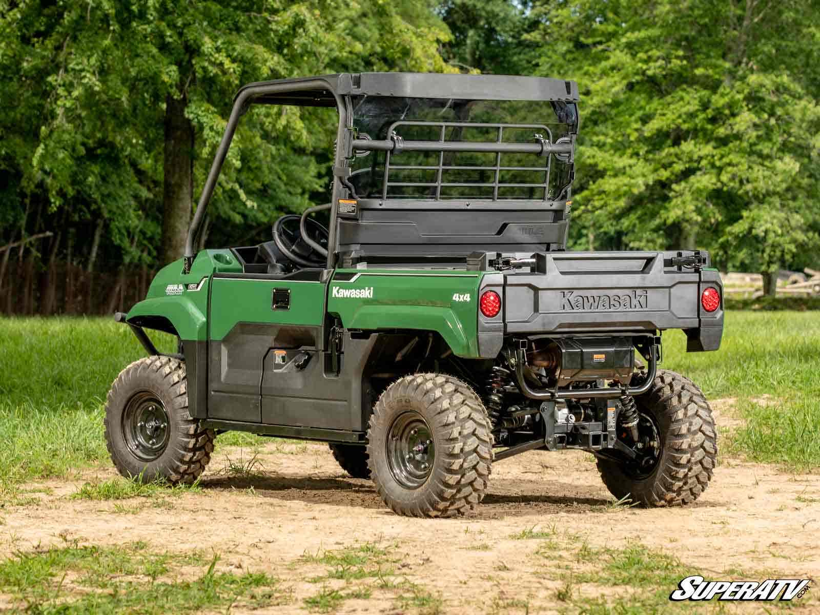 Photo of SuperATV Kawasaki Mule PRO-MX Rear Windshield by SuperATV - Premium Windshields for UTVs / Side by Sides