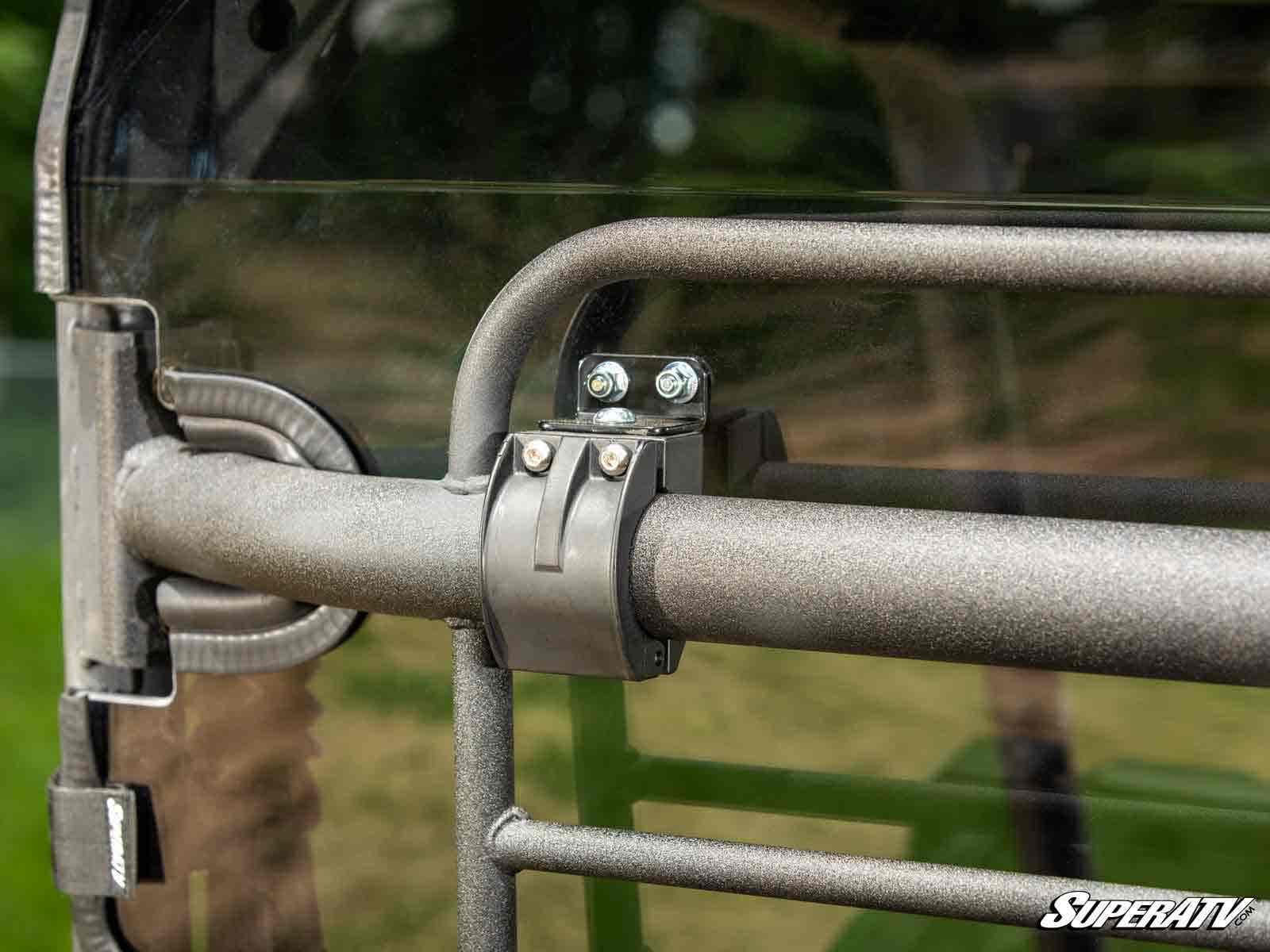 Photo of SuperATV Kawasaki Mule PRO-MX Rear Windshield by SuperATV - Premium Windshields for UTVs / Side by Sides