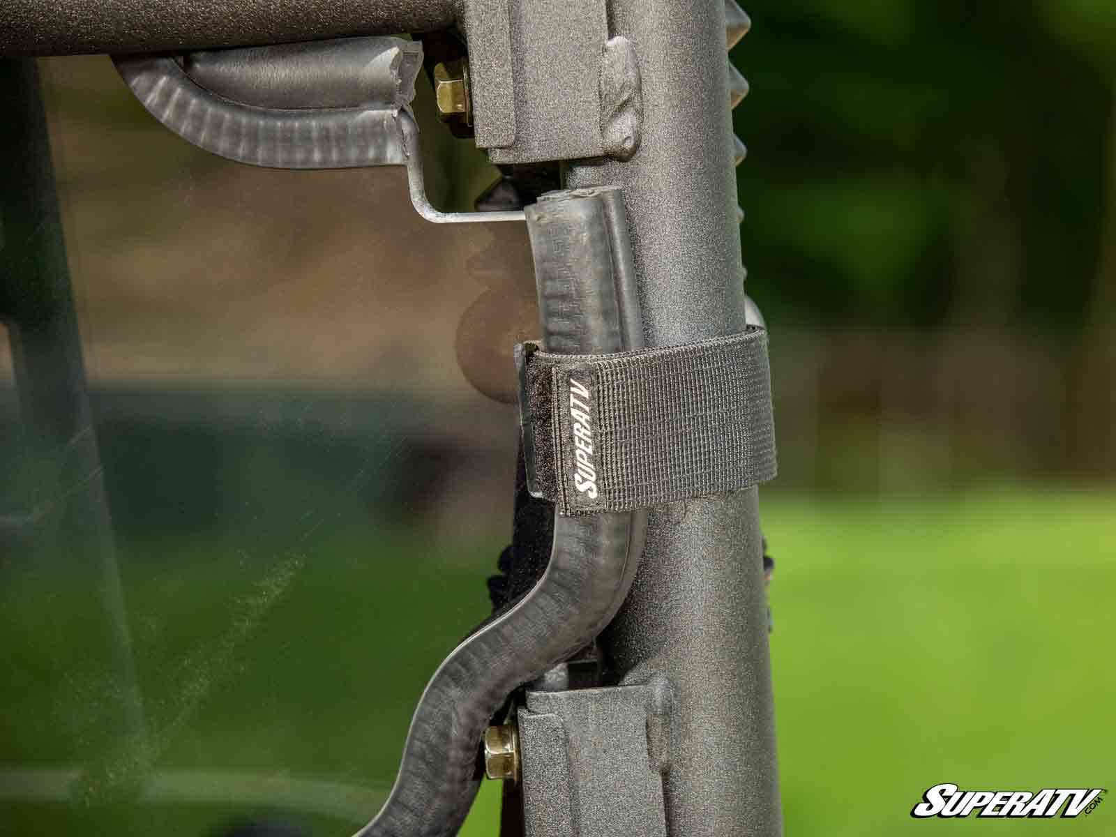 Photo of SuperATV Kawasaki Mule PRO-MX Rear Windshield by SuperATV - Premium Windshields for UTVs / Side by Sides