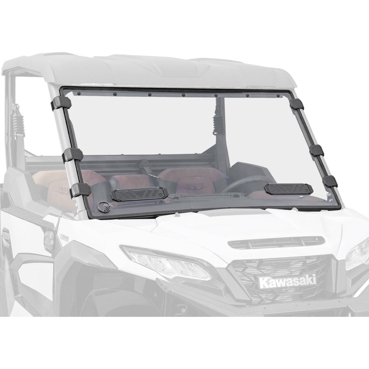 Kawasaki Ridge Scratch Resistant Vented Full Windshield