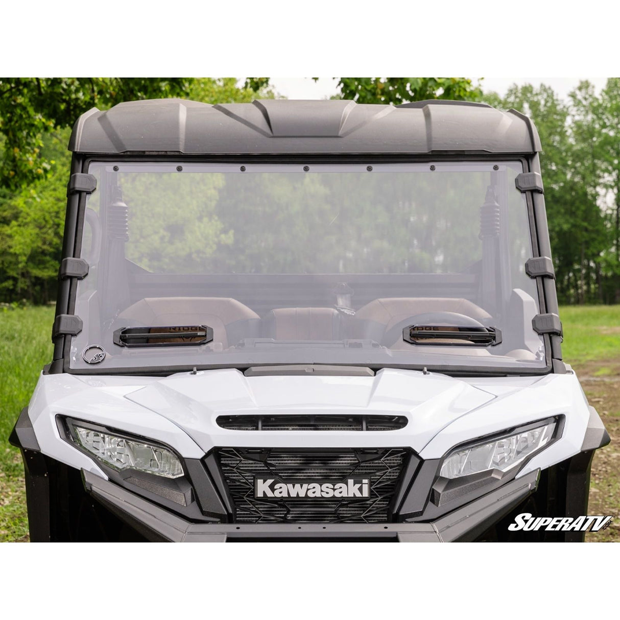 Kawasaki Ridge Scratch Resistant Vented Full Windshield