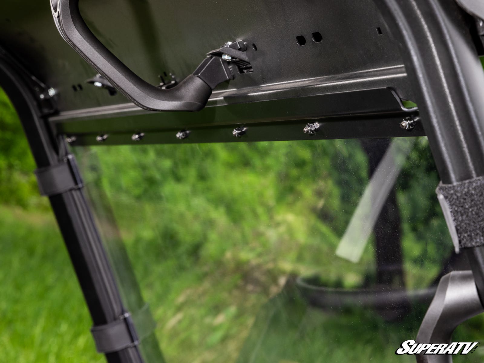 Photo of SuperATV Kawasaki Ridge Scratch-Resistant Vented Full Windshield by SuperATV - Premium Windshields for UTVs / Side by Sides