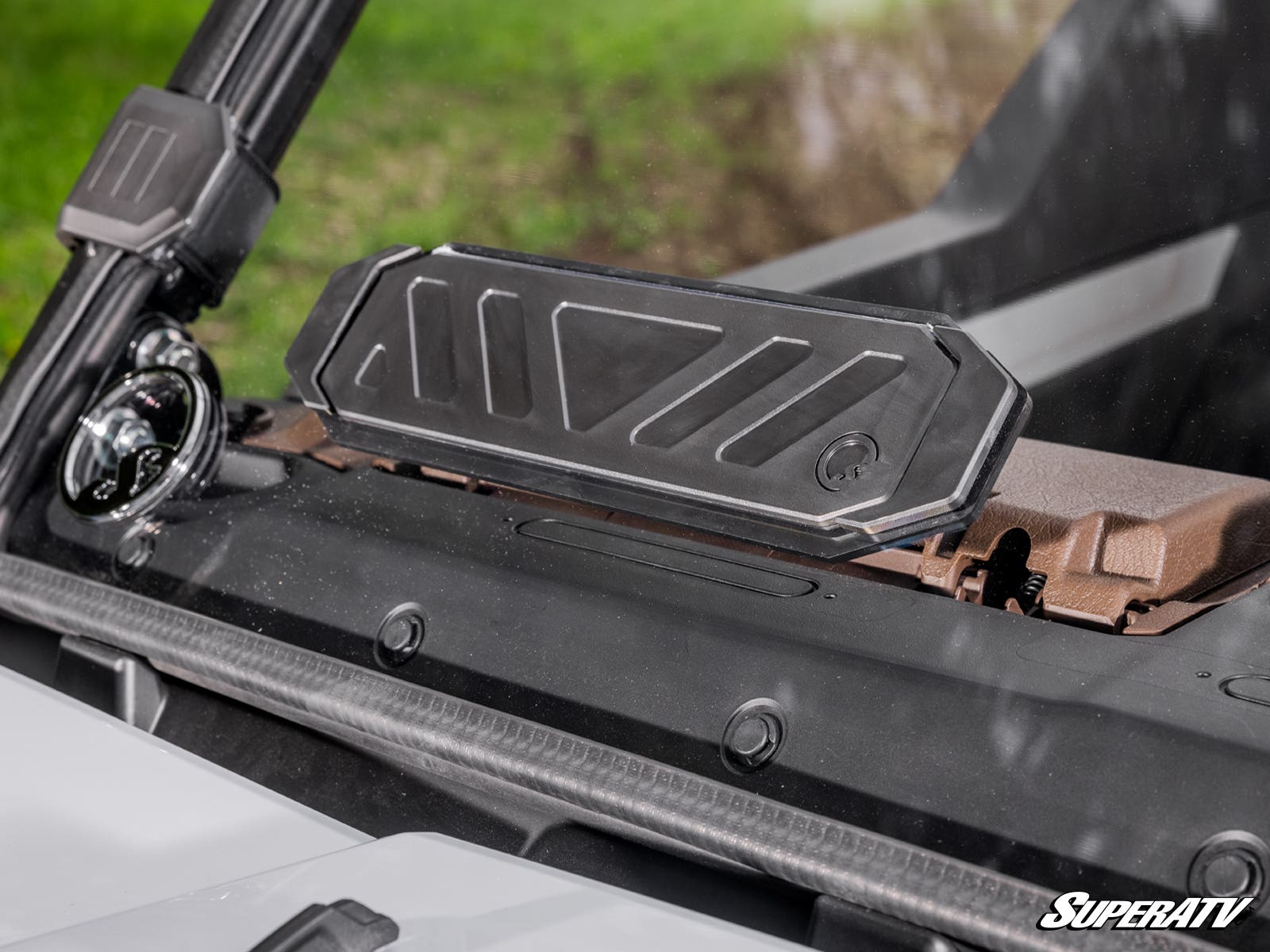 Photo of SuperATV Kawasaki Ridge Scratch-Resistant Vented Full Windshield by SuperATV - Premium Windshields for UTVs / Side by Sides