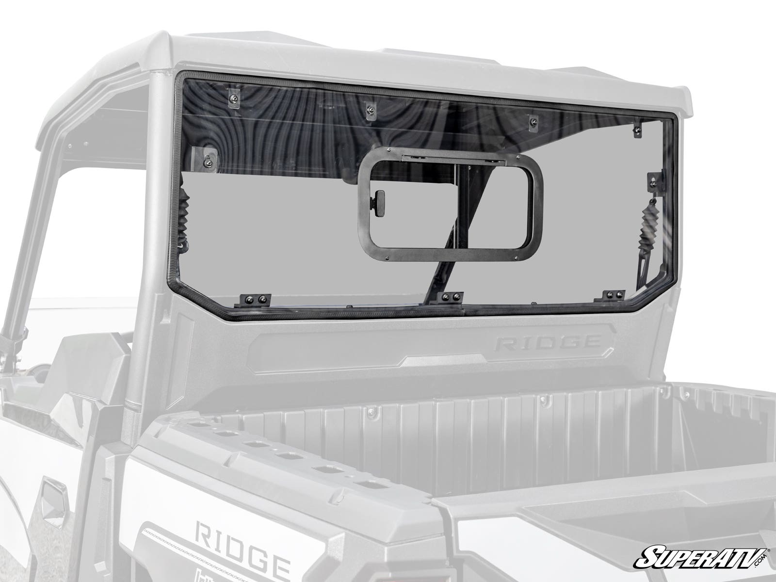 Photo of SuperATV Kawasaki Ridge Sliding Rear Windshield by SuperATV - Premium Windshields for UTVs / Side by Sides