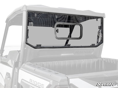 Photo of SuperATV Kawasaki Ridge Sliding Rear Windshield by SuperATV - Premium Windshields for UTVs / Side by Sides