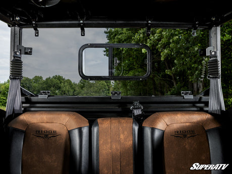 Photo of SuperATV Kawasaki Ridge Sliding Rear Windshield by SuperATV - Premium Windshields for UTVs / Side by Sides