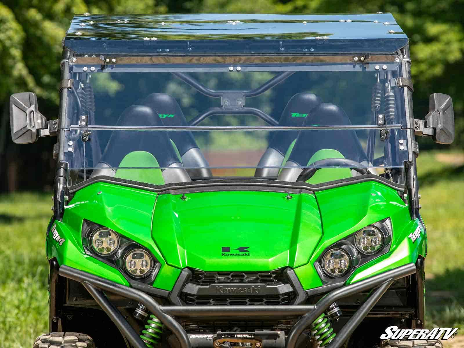 Photo of SuperATV Kawasaki Teryx 3-in-1 Windshield by SuperATV - Premium Windshields for UTVs / Side by Sides