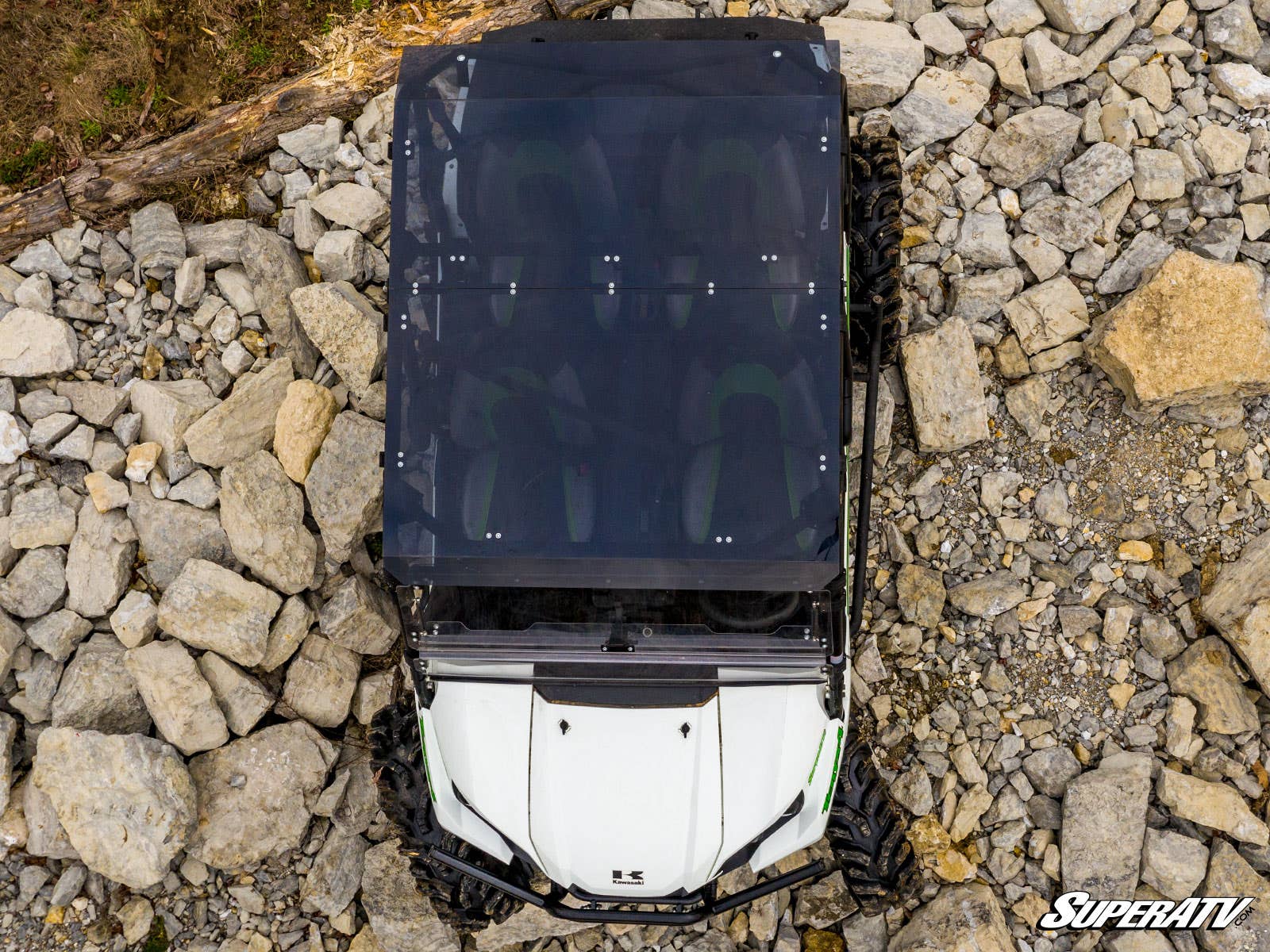 Photo of SuperATV Kawasaki Teryx 4 Tinted Roof by SuperATV - Premium Roofs for UTVs / Side by Sides