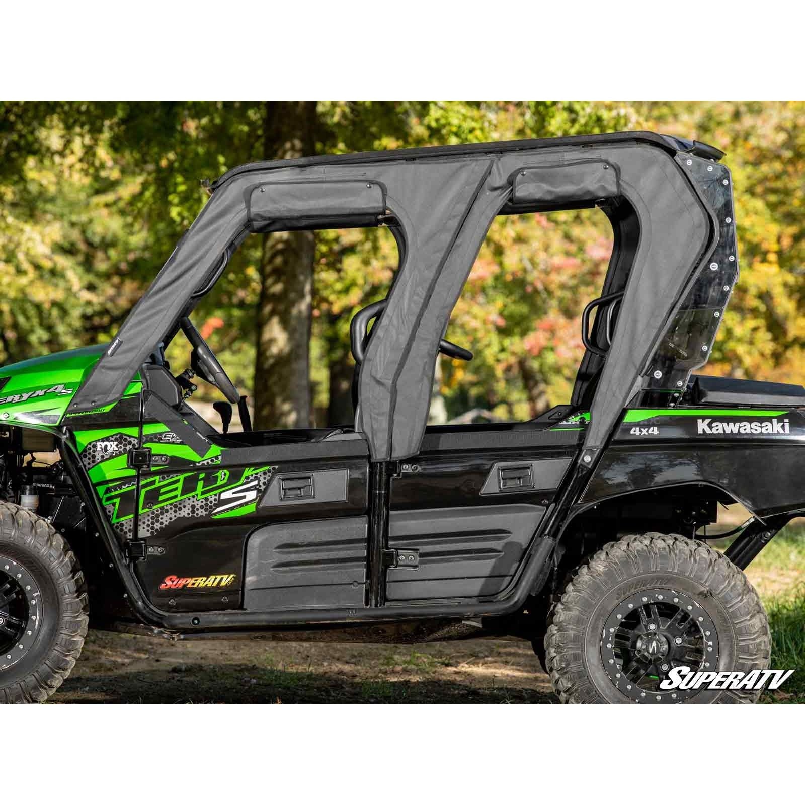 Photo of Kawasaki Teryx 4 Primal Soft Cab Enclosure by SuperATV - Premium Cab Enclosures for UTVs / Side by Sides