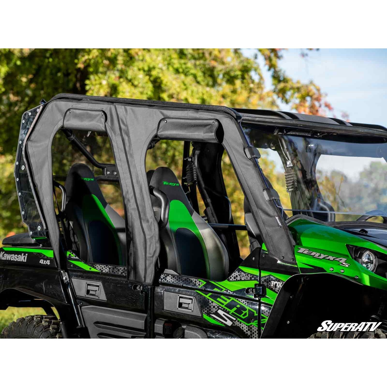 Photo of Kawasaki Teryx 4 Primal Soft Cab Enclosure by SuperATV - Premium Cab Enclosures for UTVs / Side by Sides