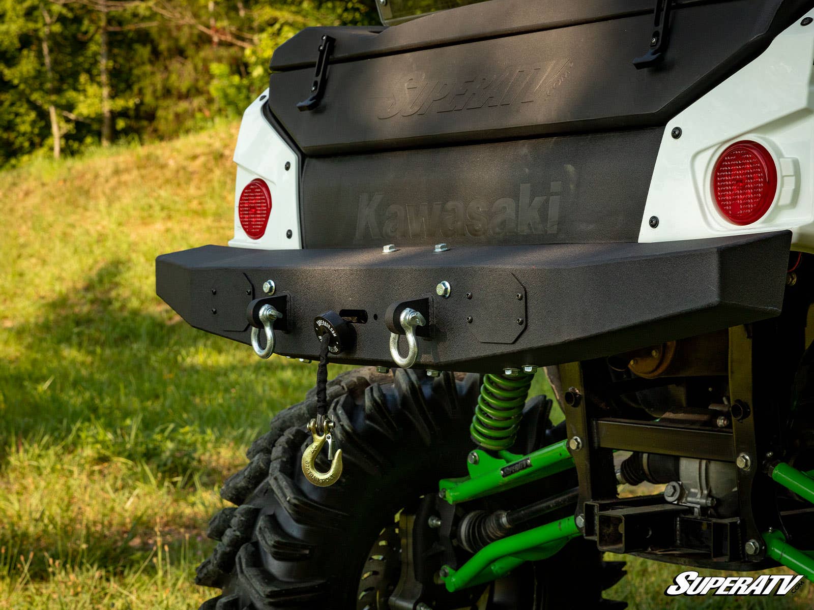 Photo of SuperATV Kawasaki Teryx 4 Winch Ready Rear Bumper by SuperATV - Premium Bumpers for UTVs / Side by Sides