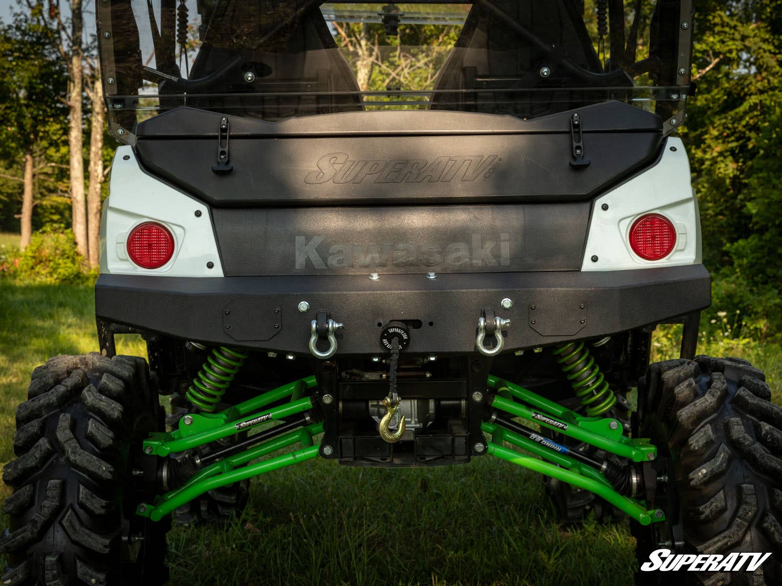 Photo of SuperATV Kawasaki Teryx 4 Winch Ready Rear Bumper by SuperATV - Premium Bumpers for UTVs / Side by Sides