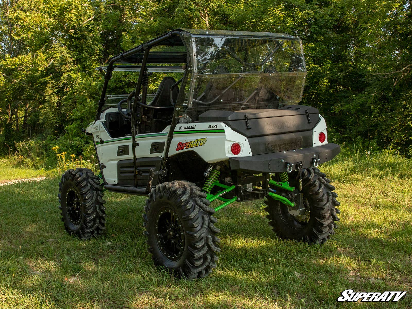 Photo of SuperATV Kawasaki Teryx 4 Winch Ready Rear Bumper by SuperATV - Premium Bumpers for UTVs / Side by Sides