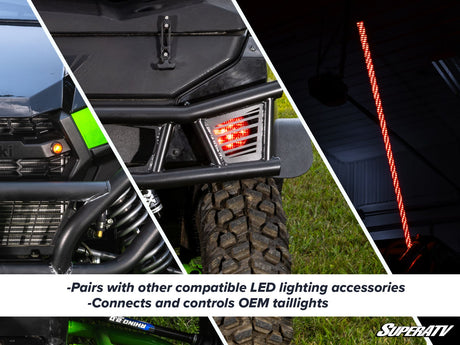 Photo of SuperATV Kawasaki Teryx4 S Deluxe Self-Canceling Turn Signal Kit by SuperATV - Premium Street Legal Kits for UTVs / Side by Sides