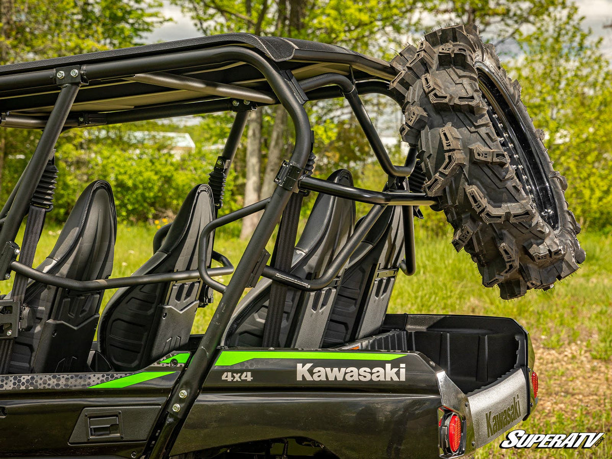 Photo of SuperATV Kawasaki Teryx4 Spare Tire Carrier by SuperATV - Premium Spare Tire Mounts for UTVs / Side by Sides