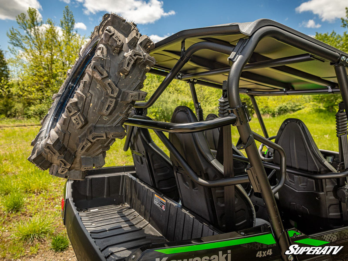 Photo of SuperATV Kawasaki Teryx4 Spare Tire Carrier by SuperATV - Premium Spare Tire Mounts for UTVs / Side by Sides
