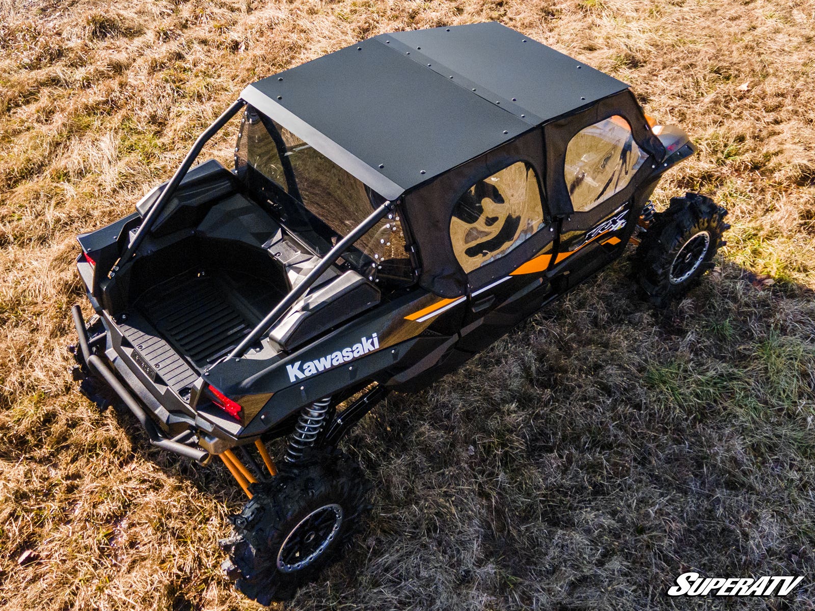 Photo of SuperATV Kawasaki Teryx KRX 4 1000 Aluminum Roof by SuperATV - Premium Roofs for UTVs / Side by Sides