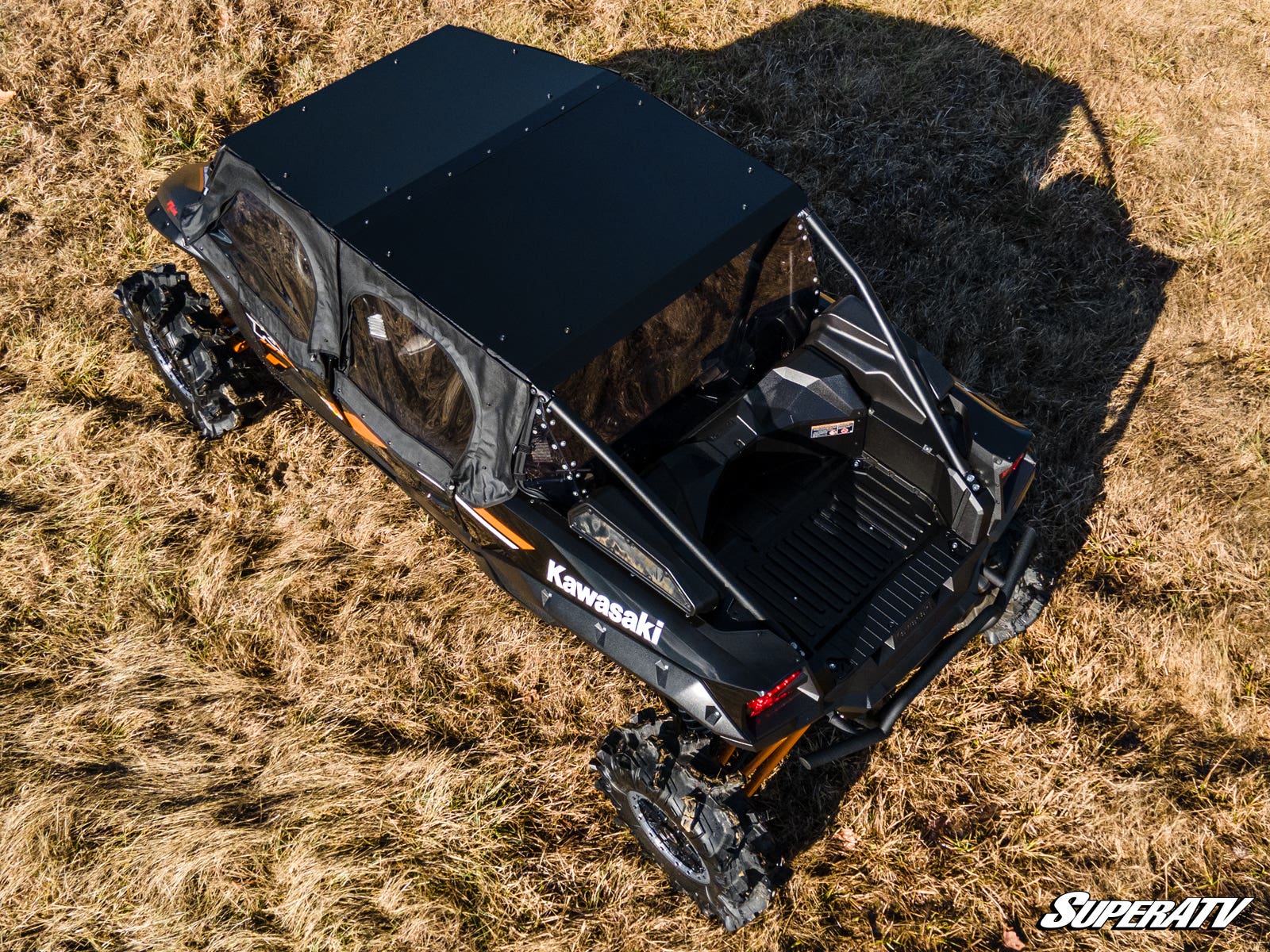 Photo of SuperATV Kawasaki Teryx KRX 4 1000 Aluminum Roof by SuperATV - Premium Roofs for UTVs / Side by Sides