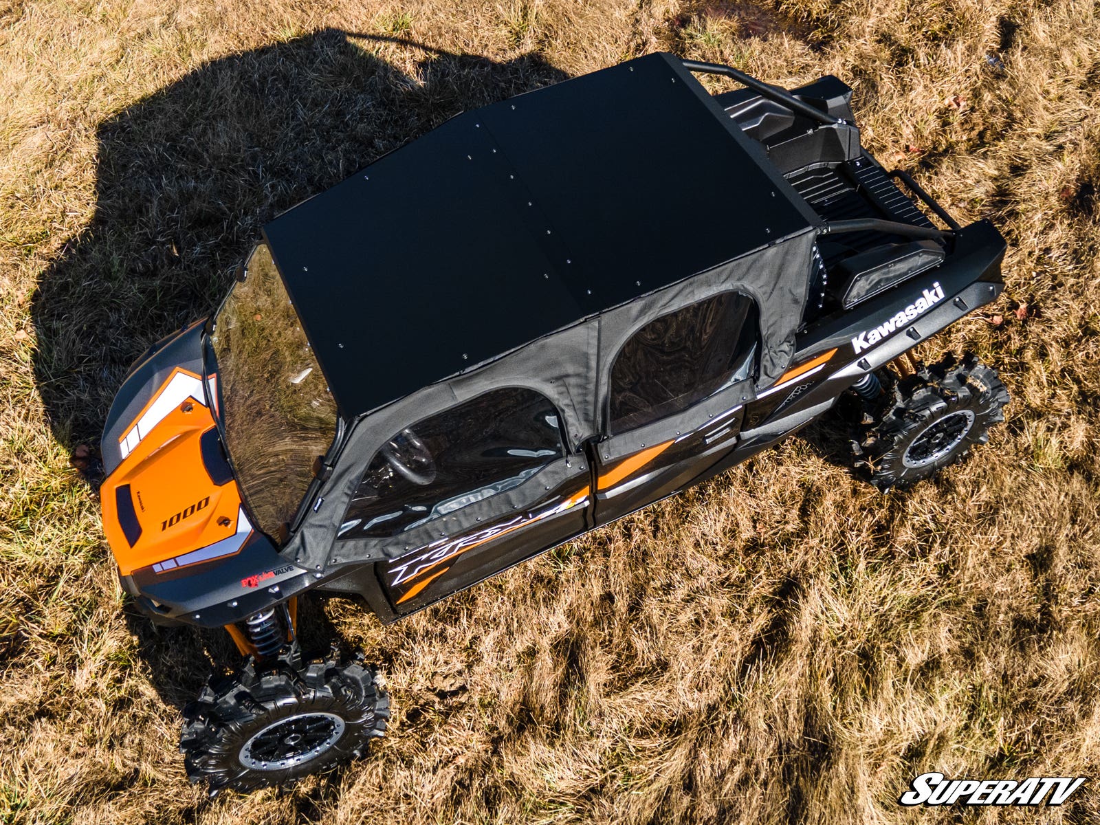 Photo of SuperATV Kawasaki Teryx KRX 4 1000 Aluminum Roof by SuperATV - Premium Roofs for UTVs / Side by Sides
