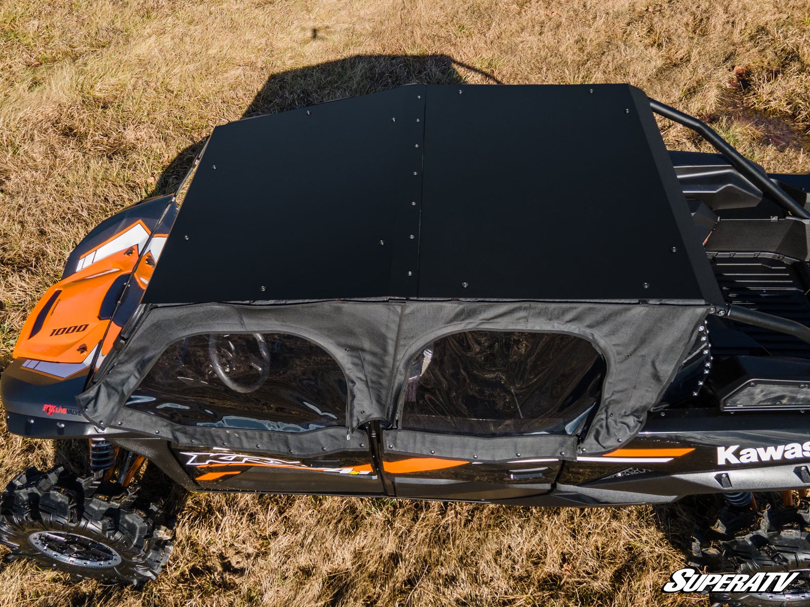 Photo of SuperATV Kawasaki Teryx KRX 4 1000 Aluminum Roof by SuperATV - Premium Roofs for UTVs / Side by Sides