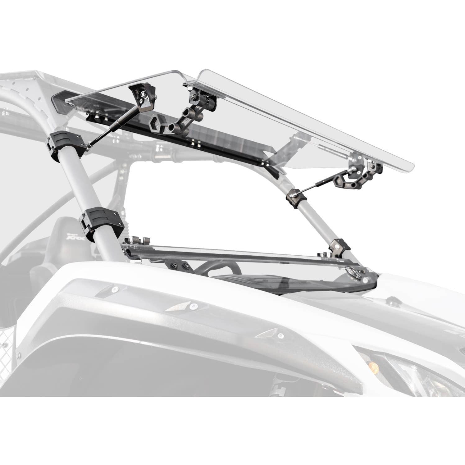 Photo of Kawasaki KRX Flip Windshield by SuperATV - Premium Windshields for UTVs / Side by Sides