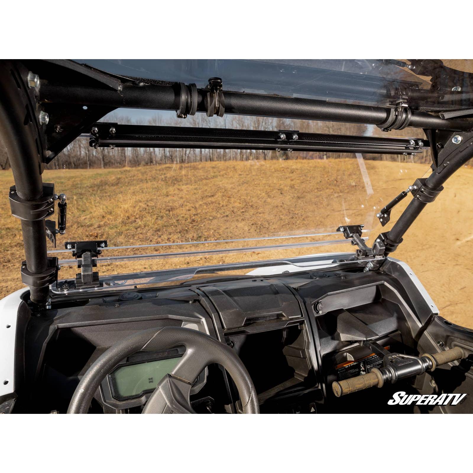 Photo of Kawasaki KRX Flip Windshield by SuperATV - Premium Windshields for UTVs / Side by Sides