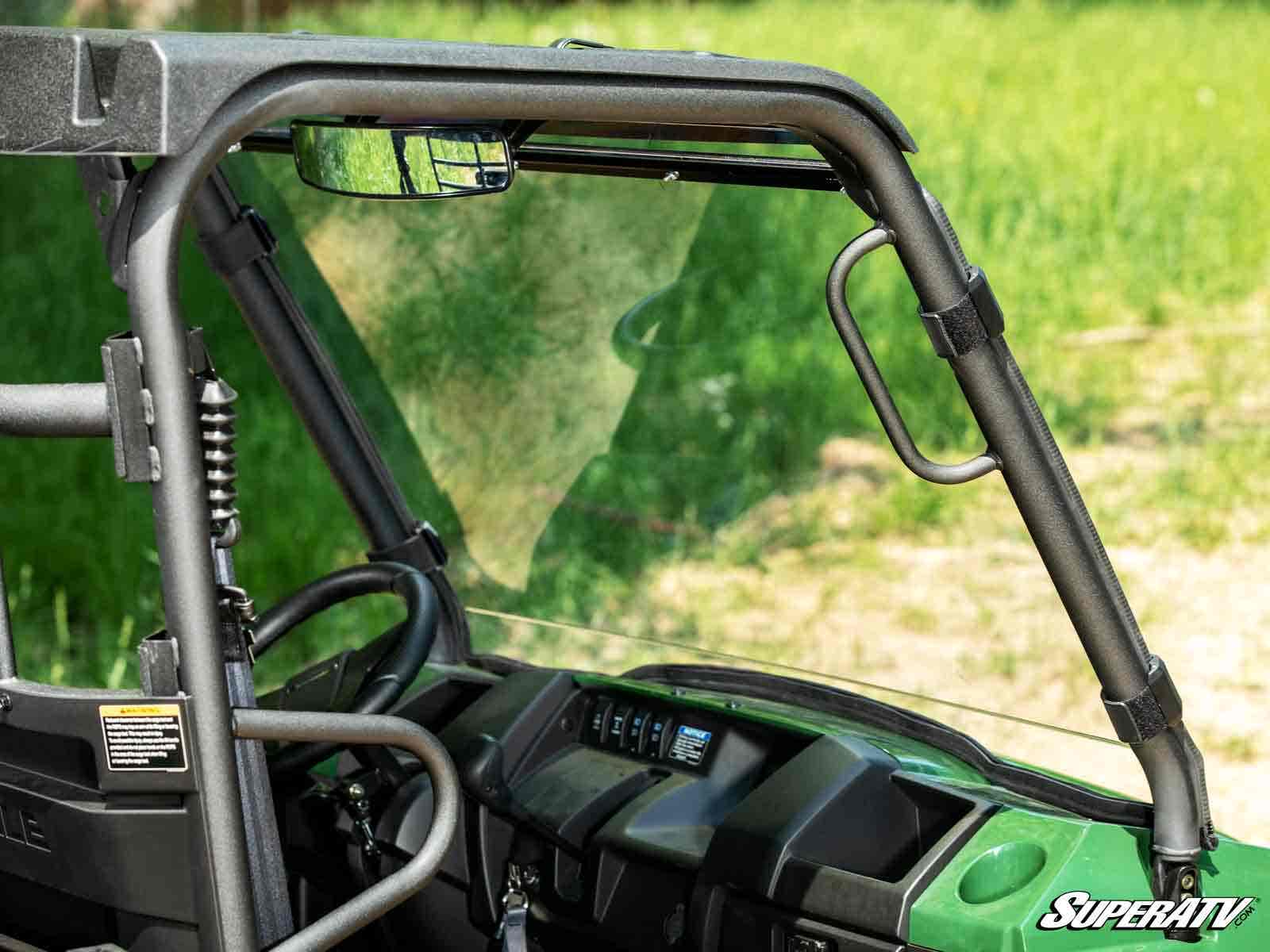 Photo of SuperATV Kawasaki Mule PRO-MX Scratch-Resistant Full Windshield by SuperATV - Premium Windshields for UTVs / Side by Sides