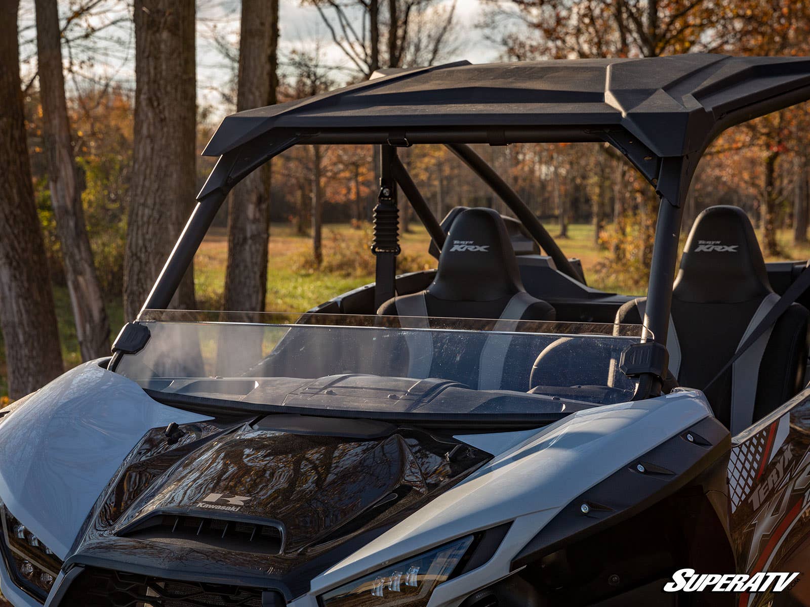 Photo of SuperATV Kawasaki Teryx KRX 1000 Half Windshield by SuperATV - Premium Windshields for UTVs / Side by Sides