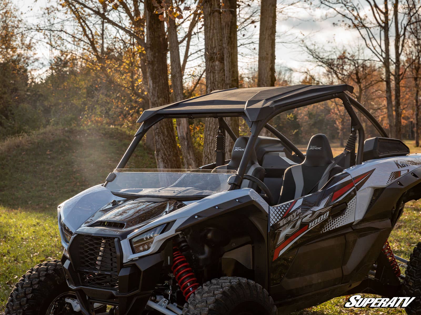 Photo of SuperATV Kawasaki Teryx KRX 1000 Half Windshield by SuperATV - Premium Windshields for UTVs / Side by Sides