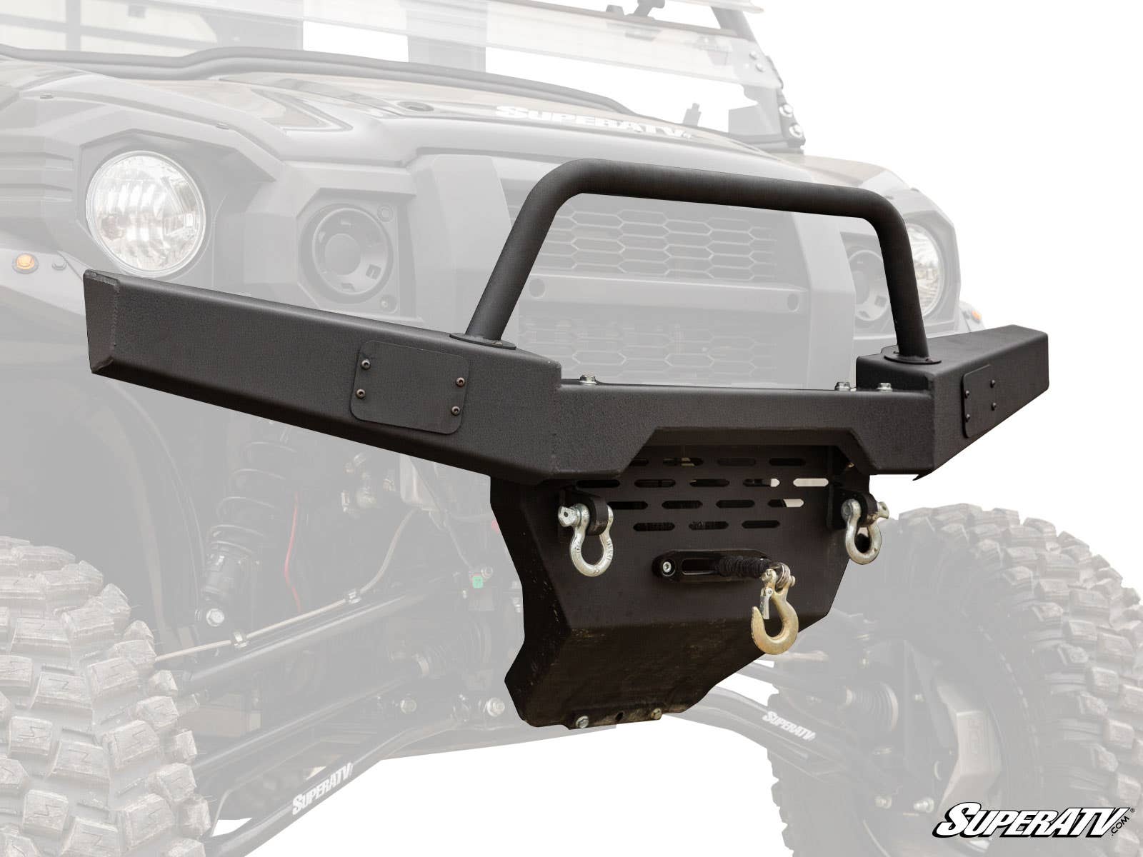 Photo of SuperATV Kawasaki Mule Pro Winch Ready Front Bumper by SuperATV - Premium Bumpers for UTVs / Side by Sides