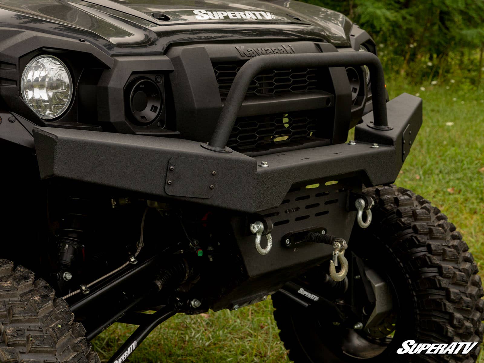 Photo of SuperATV Kawasaki Mule Pro Winch Ready Front Bumper by SuperATV - Premium Bumpers for UTVs / Side by Sides