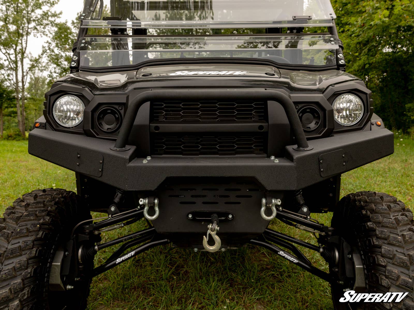 Photo of SuperATV Kawasaki Mule Pro Winch Ready Front Bumper by SuperATV - Premium Bumpers for UTVs / Side by Sides